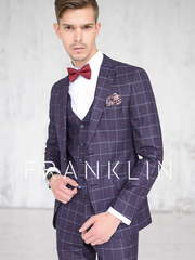 Однобортный, Тройка Свадебный костюм Gunn (Ганн) от Салон мужских костюмов Dress Сode Store 2