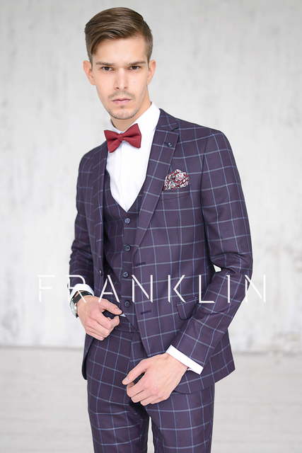 Однобортный, Тройка Свадебный костюм Gunn (Ганн) от Салон мужских костюмов Dress Сode Store 2