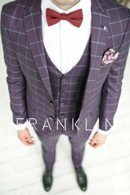 Однобортный, Тройка Свадебный костюм Gunn (Ганн) от Салон мужских костюмов Dress Сode Store 3