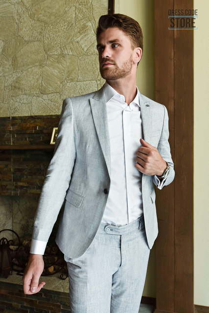 Однобортный, Двойка Свадебный костюм Hamilton (Гамильтон) от Салон мужских костюмов Dress Сode Store 2