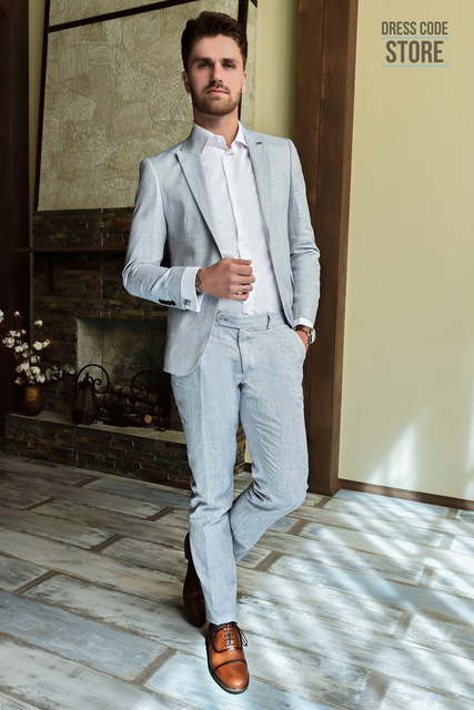 Однобортный, Двойка Свадебный костюм Hamilton (Гамильтон) от Салон мужских костюмов Dress Сode Store 4