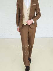 Однобортный, Тройка Свадебный костюмHannay (Хэнни) от Салон мужских костюмов Dress Сode Store 1