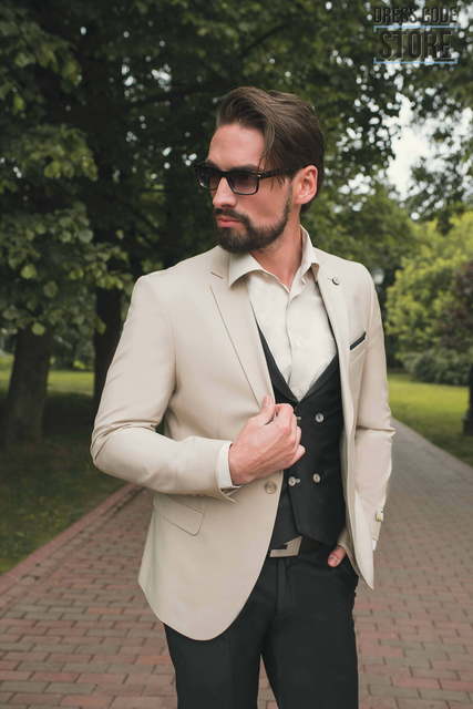 Однобортный, Тройка Свадебный костюм Harward от Салон мужских костюмов Dress Сode Store 5