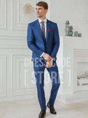 Однобортный, Тройка Свадебный костюм Henderson (Хендерсон) от Салон мужских костюмов Dress Сode Store 1