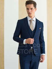 Однобортный, Тройка Свадебный костюм Houston (Хьюстон) от Салон мужских костюмов Dress Сode Store 2