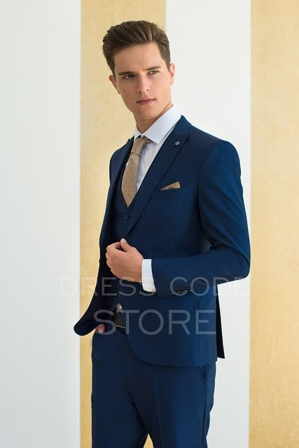 Однобортный, Тройка Свадебный костюм Houston (Хьюстон) от Салон мужских костюмов Dress Сode Store 3