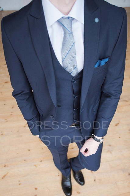 Однобортный, Тройка Свадебный костюм Houston (Хьюстон) от Салон мужских костюмов Dress Сode Store 4