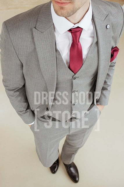 Однобортный, Тройка Свадебный костюм Kennedy (Кеннеди) от Салон мужских костюмов Dress Сode Store 2