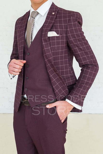 Однобортный, Тройка Свадебный костюм Mсkay (Макей) от Салон мужских костюмов Dress Сode Store 2