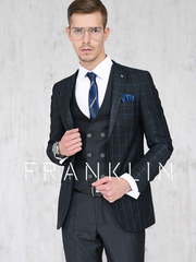 Однобортный, Тройка Свадебный костюм Maxwell (Максвэлл) от Салон мужских костюмов Dress Сode Store 2