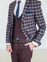 Однобортный, Тройка Свадебный костюм Mcalister (Макалистер) от Салон мужских костюмов Dress Сode Store 2