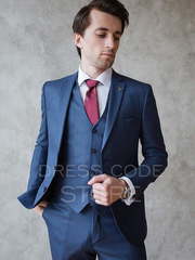 Однобортный, Тройка Свадебный костюм Mclaren (Макларен) от Салон мужских костюмов Dress Сode Store 2