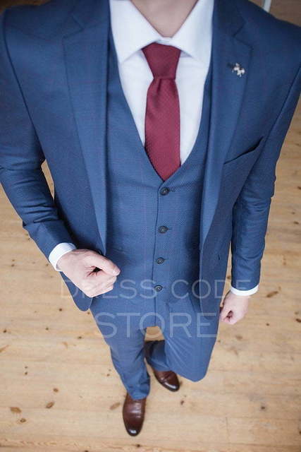 Однобортный, Тройка Свадебный костюм Mclaren (Макларен) от Салон мужских костюмов Dress Сode Store 5