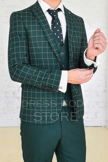 Однобортный, Тройка Свадебный костюм Mcpherson (Макферсон) от Салон мужских костюмов Dress Сode Store 2