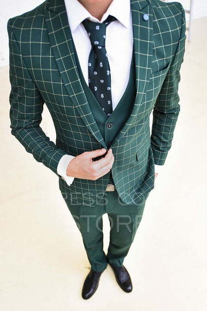 Однобортный, Тройка Свадебный костюм Mcpherson (Макферсон) от Салон мужских костюмов Dress Сode Store 3