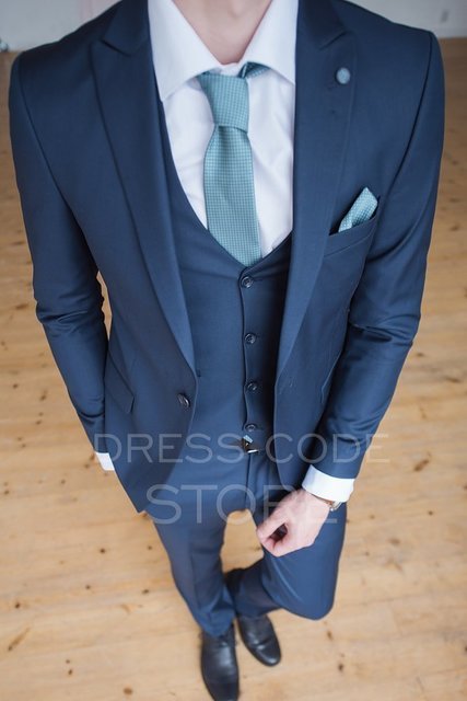 Однобортный, Тройка Свадебный костюм Muir (Мур) от Салон мужских костюмов Dress Сode Store 4