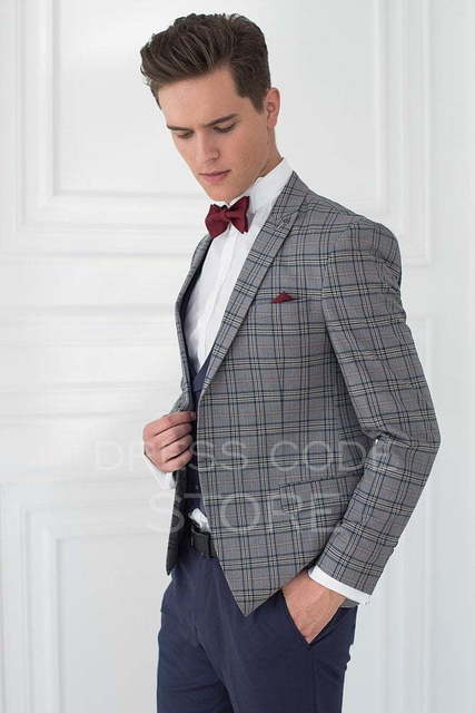 Однобортный, Тройка Свадебный костюм Nicolson (Николсон) от Салон мужских костюмов Dress Сode Store 2