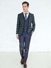 Однобортный, Тройка Свадебный костюм Ogilvy (Огилви) от Салон мужских костюмов Dress Сode Store 1