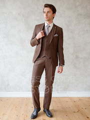 Однобортный, Тройка Свадебный костюм Paisley (Пейсли) от Салон мужских костюмов Dress Сode Store 1