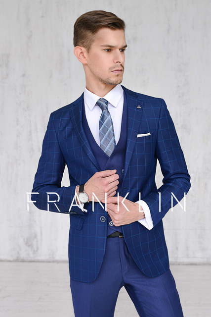 Однобортный, Тройка Свадебный костюм Ramsay (Рамсей) от Салон мужских костюмов Dress Сode Store 2