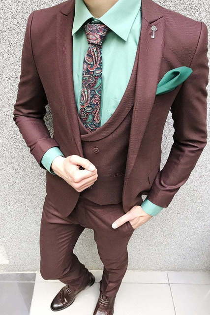 Однобортный, Тройка Свадебный костюм Sandal (Сандал) от Салон мужских костюмов Dress Сode Store 3