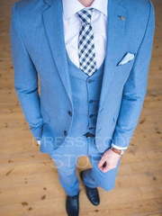 Однобортный, Тройка Свадебный костюм Sinclair (Синклер) от Салон мужских костюмов Dress Сode Store 2