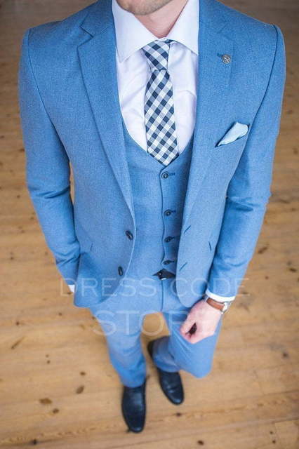 Однобортный, Тройка Свадебный костюм Sinclair (Синклер) от Салон мужских костюмов Dress Сode Store 2