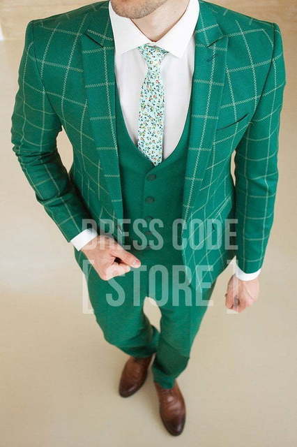 Однобортный, Тройка Свадебный костюм Sommerville (Соммервилль) от Салон мужских костюмов Dress Сode Store 2