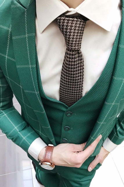 Однобортный, Тройка Свадебный костюм Sommerville (Соммервилль) от Салон мужских костюмов Dress Сode Store 3