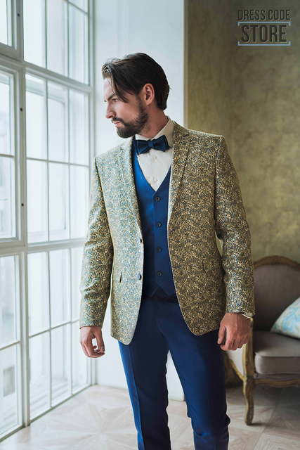 Однобортный, Тройка Свадебный костюм Tokyo от Салон мужских костюмов Dress Сode Store 3