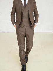 Однобортный, Тройка Свадебный костюм Wallace (Уоллес) от Салон мужских костюмов Dress Сode Store 1