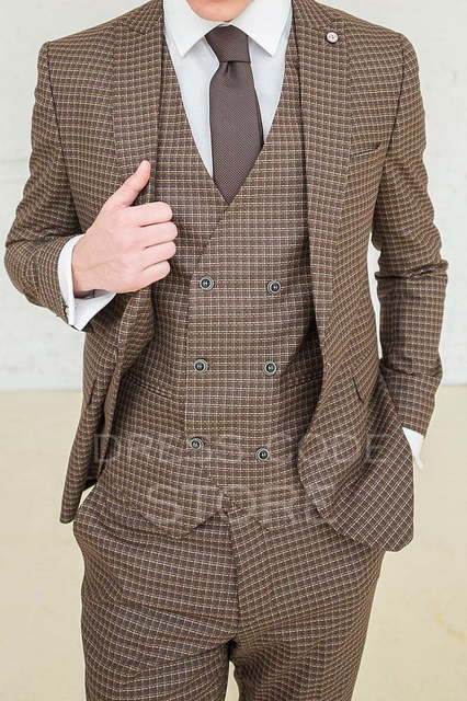 Однобортный, Тройка Свадебный костюм Wallace (Уоллес) от Салон мужских костюмов Dress Сode Store 2