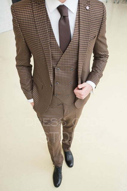 Однобортный, Тройка Свадебный костюм Wallace (Уоллес) от Салон мужских костюмов Dress Сode Store 3