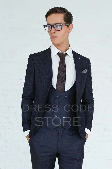 Однобортный, Тройка Свадебный костюмWatson (Ватсон) от Салон мужских костюмов Dress Сode Store 3