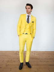 Однобортный, Тройка Свадебный костюм Yellow (Йеллоу) от Салон мужских костюмов Dress Сode Store 1