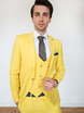 Однобортный, Тройка Свадебный костюм Yellow (Йеллоу) от Салон мужских костюмов Dress Сode Store 3