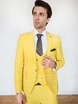Однобортный, Тройка Свадебный костюм Yellow (Йеллоу) от Салон мужских костюмов Dress Сode Store 4
