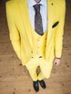 Однобортный, Тройка Свадебный костюм Yellow (Йеллоу) от Салон мужских костюмов Dress Сode Store 5