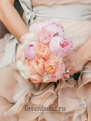 Классический круглый, Монобукет из одного вида цветов name от Green Buket 1