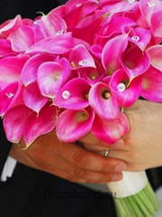 Монобукет из одного вида цветов, Классический вытянутый name от Green Buket 1