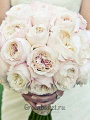 Классический круглый, Монобукет из одного вида цветов name от Green Buket 1