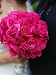 Классический круглый, Монобукет из одного вида цветов name от Green Buket 1
