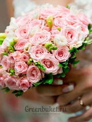 Классический круглый, Монобукет из одного вида цветов name от Green Buket 1