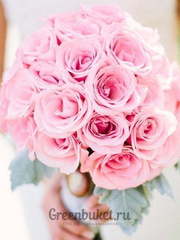 Классический круглый, Монобукет из одного вида цветов name от Green Buket 1