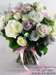 Классический круглый, Монобукет из одного вида цветов name от Студия декора и флористики Der Garten 1