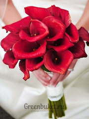 Монобукет из одного вида цветов, Классический вытянутый name от Green Buket 1