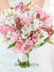 Классический круглый, Монобукет из одного вида цветов, Классический вытянутый name от Green Buket 1