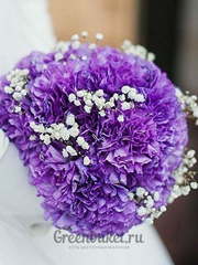 Классический круглый, Монобукет из одного вида цветов name от Green Buket 1