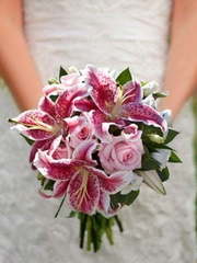 Классический круглый name от VIP-букет - Позитивная Флористика 1