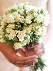 Классический круглый, Монобукет из одного вида цветов, Классический вытянутый name от Green Buket 1